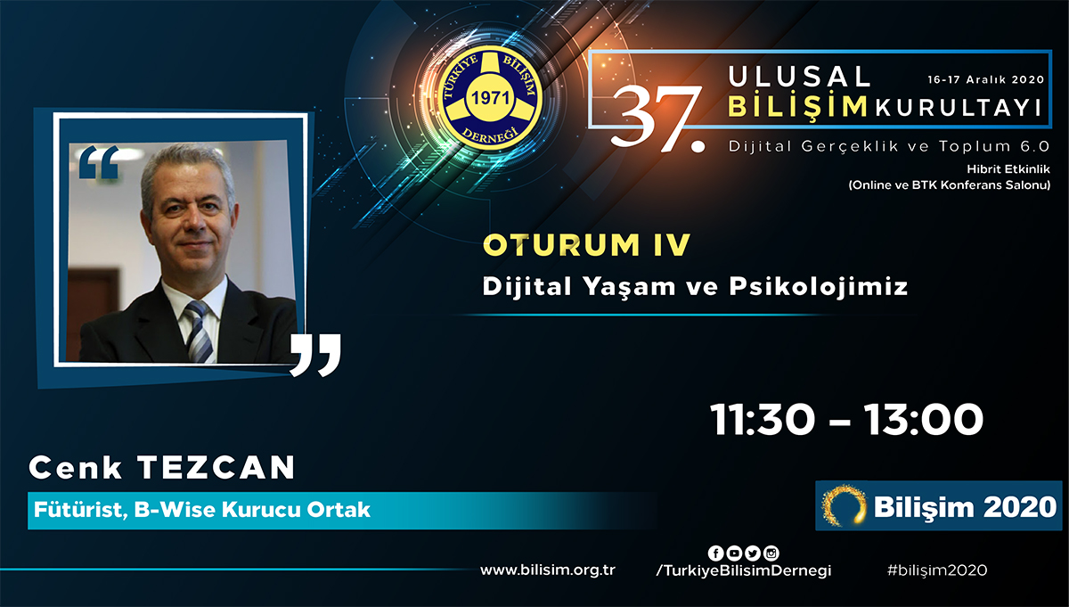 Cenk TEZCAN - 37. Ulusal Bilişim Kurultayı 2020