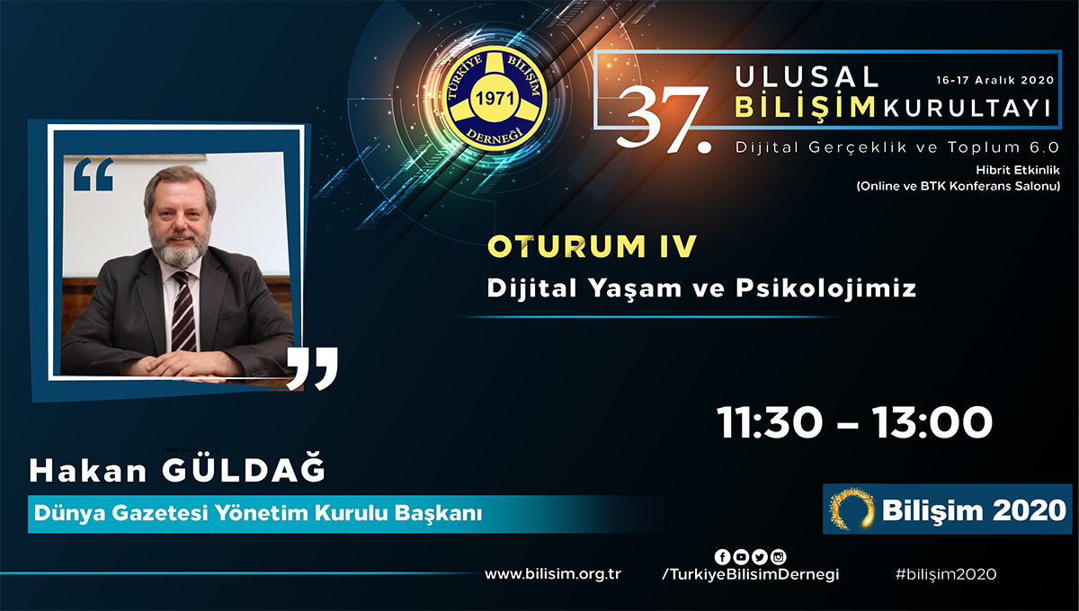 Hakan GÜLDAĞ - 37. Ulusal Bilişim Kurultayı 2020